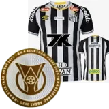 2025-26 Santos FC Away Print Sponsor Fans Soccer Jersey
