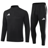 2025 AD Black Half Pull Tracksuit #07(半拉链)