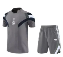 2025-26 RMA Grey Training Short Suit