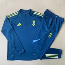 2025-26 JUV Royal blue Half Pull Tracksuit #B2532(半拉链)