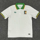 2025-26 Cameroon White Polo Short Sleeve (有领)