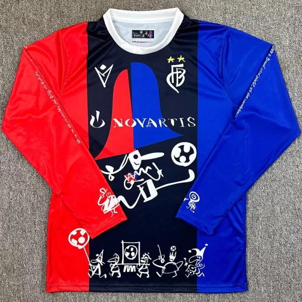 25-26 BAR Blue Red Special Edition Long Sleeve Soccer Jersey (长袖)