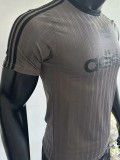 2025 AD Casual Grey Player Version Training shirts *三叶草