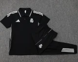 2025-26 RMA Black Polo Tracksuit #C2504