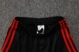 2025-26 Flamengo Black Tank top and shorts suit #D2530