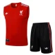 2025-26 LIV Red Tank top and shorts suit #D2515