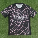2025-26 PSG Pink Black Special Edition Fans Training shirts