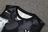 2025-26 Corinthians Black Tank top and shorts suit #D2523
