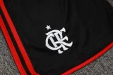2025-26 Flamengo Black Tank top and shorts suit #D2530