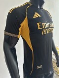 2025-26 RMA Black Special Edition Player Version Training Shirts