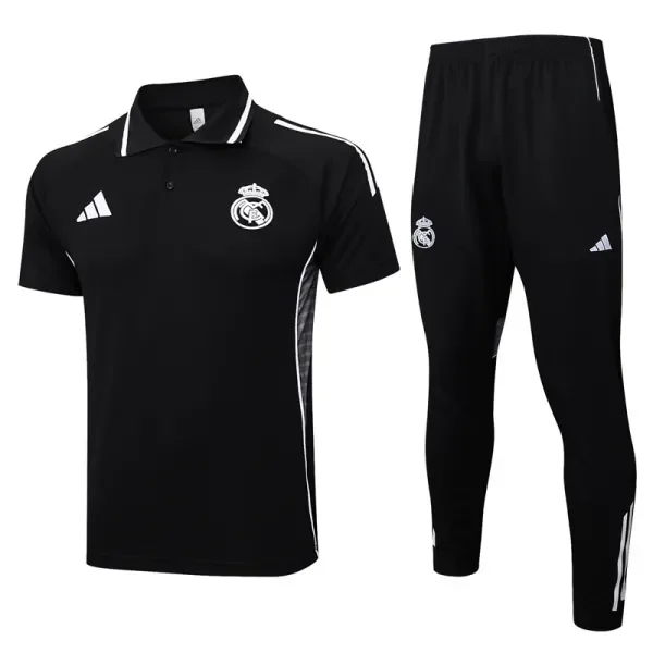2025-26 RMA Black Polo Tracksuit #C2504