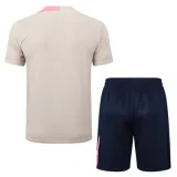 2025-26 BAR Beige Training short Suit #D2521