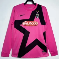 2011-2012 JUV Pink Long Sleeve Retro Soccer Jersey (长袖)