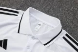 2025-26 RMA White Polo Tracksuit #C2501