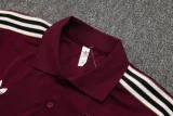 2025-26 Ajax Jujube red Polo Tracksuit #C2509