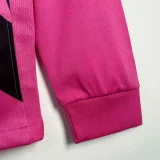 2011-2012 JUV Pink Long Sleeve Retro Soccer Jersey (长袖)