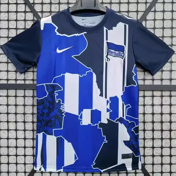 2025-26 Hertha Bsc Blue Special Edition Fans Soccer Jersey