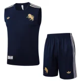 2025-26 JJUV Royal blue Tank top and shorts suit #D2518