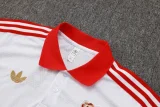 2025-26 Bayern White Polo Tracksuit #C2510