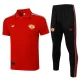 2025-26 Man Utd Red Polo Tracksuit #C2506