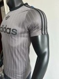 2025 AD Casual Grey Player Version Training shirts *三叶草