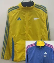 2025-26 ARs Yellow & Royal blue Double Sided Windbreaker (双面风衣)