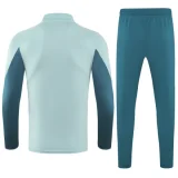 2025-26 Cruzeiro Light green Half Pull Tracksuit (半拉链)