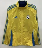 2025-26 RMA Yellow & Royal blue Double Sided Windbreaker (双面风衣)