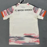 25-26 Bayern Away Muller #25 Print Picture Number Fans Soccer Jersey