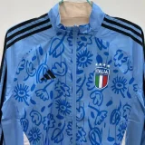 2025-26 Italy Blue & Khaki Double Sided Windbreaker (双面风衣)