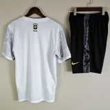 2025-26 Brazil White Training Short Suit