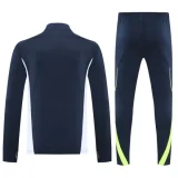 2025-26 RMA Royal blue Half Pull Tracksuit (半拉链)
