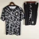 2025-26 CHE Black White Training Short Suit