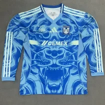 2025-26 Tigres UANL Away Long Sleeve Soccer Jersey (长袖)
