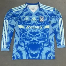 2025-26 Tigres UANL Away Long Sleeve Soccer Jersey (长袖)
