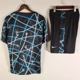 2025-26 INT Black blue Training Short Suit