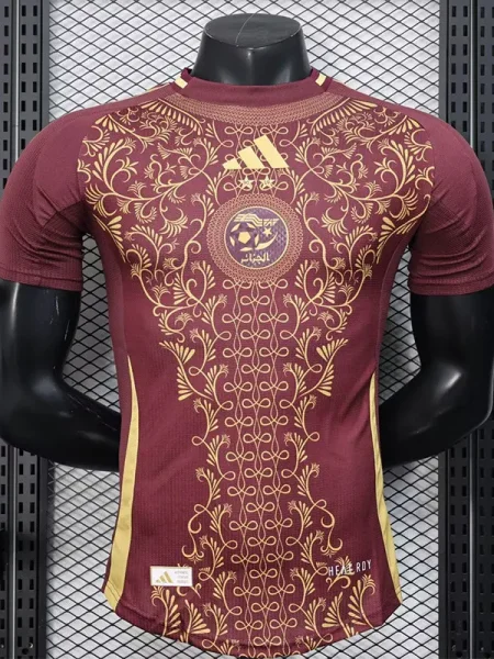 2025-26 Algeria Brown Red Player Version Training shirts