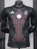 2025-26 Algeria Black Player Version Training shirts (粉标)