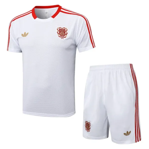 2025-26 Bayern White Training Short Suit #D2537