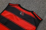 2025-26 Flamengo Red Black Tank top and shorts suit #D2543
