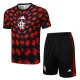 2025-26 Flamengo Red Black Training Short Suit #D2542