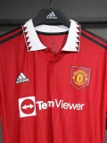 2022-23 Man Utd Home Long Sleeve Player Version Soccer Jersey (长袖球员)