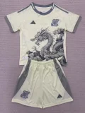 2025-26 Japan Yellow Concept Edition Kids Soccer Jersey (龙)