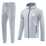 2025-26 BAR Grey Hoodie Jacket Tracksuit #0l