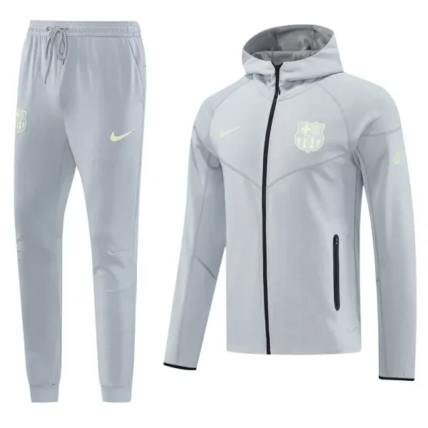2025-26 BAR Grey Hoodie Jacket Tracksuit #0l