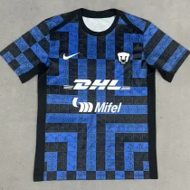 2025-26 Pumas UNAM Blue Black Training Shirts
