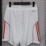 2025-26 Ajax White Player Version Shorts Pants (球员短裤)周年标