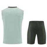2025-26 CHE Light green Tank top and shorts suit