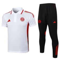2025-26 Bayern White Polo Tracksuit #C2516