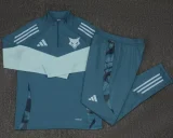 2025-26 Cruzeiro Dark green Kids Half Pull Tracksuit (童装)(半拉链)